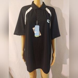 NWT Cummins Engine BLACK Extreme Performance Mens Golf Polo
